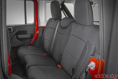 Rough Country Jeep Neoprene Seat Cover Set, Black 18-20 Wrangler JL Unlimited Jeep Wrangler 2018-2020 - 91010