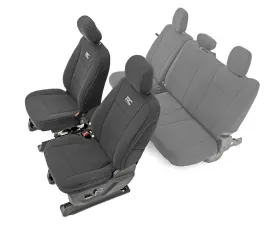 Rough Country Seat Covers Front Bucket Seats Ford F-150 | Lightning | F-250 | F-350 15-25