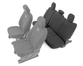 Rough Country Seat Covers Rear Bench Seat Ford F-150 | Lightning | F-250 | F-350 2015-2025