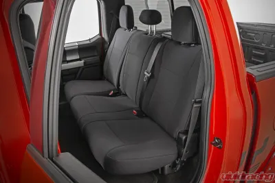 Rough Country Seat Covers Rear Bench Seat Ford F-150 | Lightning | F-250 | F-350 2015-2025 - 91017
