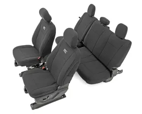 Rough Country Seat Covers FR Bucket and RR Bench Ford F-150 | Lightning | F-250 | F-350 15-25