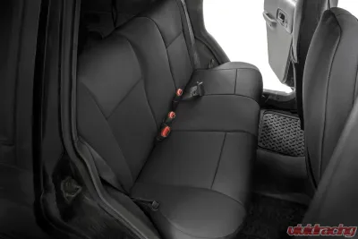 Rough Country Seat Covers for Jeep Cherokee 1984-1996, Non-Detach Headrest, Neoprene - 91021A