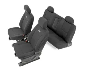Rough Country Seat Covers FR 40 | 20 | 40 & Rear Chevy | GMC 1500 14-18 & Classic