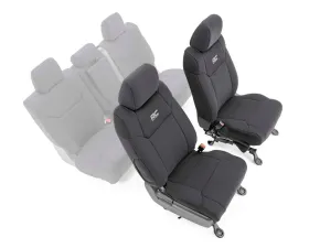 Rough Country Seat Covers Front w/Console Cover Toyota Tundra 2WD | 4WD 2014-2021