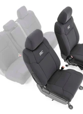 Rough Country Seat Covers Front w/Console Cover Toyota Tundra 2WD | 4WD 2014-2021                                     - 91026A - Image 3