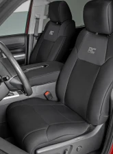 Rough Country Seat Covers Front w/Console Cover Toyota Tundra 2WD | 4WD 2014-2021                                     - 91026A - Image 2