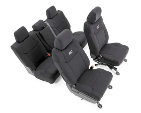 Rough Country Seat Covers FR w/Console Cover and Rear Toyota Tundra 2WD | 4WD 14-21