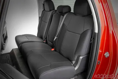 Rough Country Seat Covers for 2014-2021 Toyota Tundra Crew Cab with Console Cover and Rear - 91027A