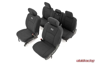 Rough Country Neoprene Front and Rear Seat Covers Ram 1500 2009-2018 - 91029