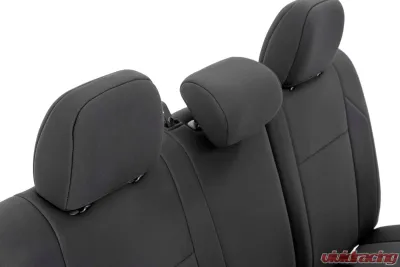 Rough Country Seat Covers Front Double Cab Toyota Tacoma 2WD | 4WD 2016-2023 - 91030