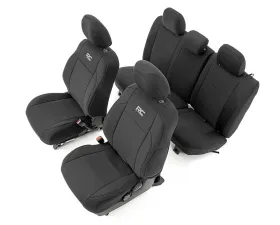 Rough Country Seat Covers FR & RR Double Cab Toyota Tacoma 2WD | 4WD 2016-2023