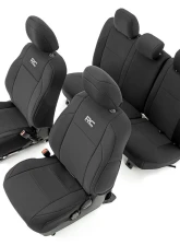 Rough Country Seat Covers FR & RR Double Cab Toyota Tacoma 2WD | 4WD 2016-2023                                     - 91031 - Image 5