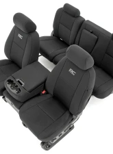 Rough Country GM Neoprene Front and Rear Seat Covers; Black 07-13 1500; 11-13 2500                                     - 91033 - Image 5