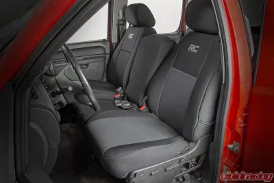 Rough Country GM Neoprene Front and Rear Seat Covers; Black 07-13 1500; 11-13 2500 - 91033