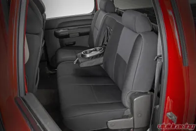 Rough Country GM Neoprene Front and Rear Seat Covers; Black 07-13 1500; 11-13 2500 - 91033