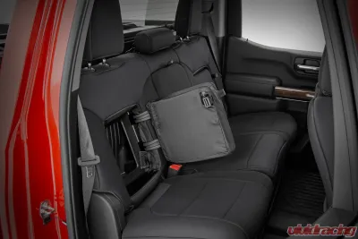Rough Country GM Neoprene Seat Covers Front and Rear w/Back Storage Black Chevrolet Silverado 2019-2021 - 91037