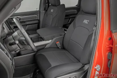 Rough Country Seat Covers First Row Ram 1500 2WD 4WD 2019-2025 - 91040