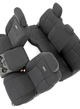 Rough Country Seat Covers First and Second Row w/Full Rear Sit Ram 2500 2WD 4WD 2019-2022                                     - 91043 - Image 5