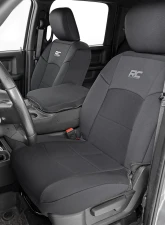 Rough Country Neoprene Seat Covers for Ram 2500 2019-2022, Front & Rear 60/40 Fit                                     - 91044 - Image 2