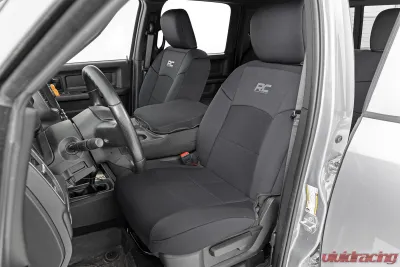 Rough Country Neoprene Seat Covers for Ram 2500 2019-2022, Front & Rear 60/40 Fit - 91044
