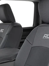 Rough Country Neoprene Seat Covers for Ram 2500 2019-2022, Front & Rear 60/40 Fit                                     - 91044 - Image 5