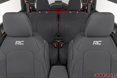 Rough Country Seat Covers Bucket Seats FR & RR Ford Bronco 2 Door 4WD 2021-2025 - 91050
