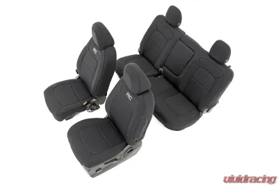 Rough Country Seat Covers Front Bucket Rear Bench Chevy | GMC Canyon | Colorado 15-22 - 91051