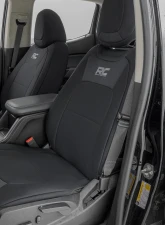 Rough Country Seat Covers Front Bucket Rear Bench Chevy | GMC Canyon | Colorado 15-22                                     - 91051 - Image 2