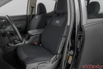 Rough Country Seat Covers Front Bucket Rear Bench Chevy | GMC Canyon | Colorado 15-22 - 91051