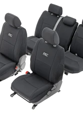 Rough Country Seat Covers FR & RR Crew Cab Toyota Tacoma 2WD | 4WD 2005-2015                                     - 91052 - Image 6