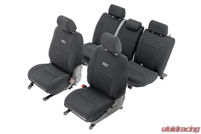 Rough Country Seat Covers FR & RR Crew Cab Toyota Tacoma 2WD | 4WD 2005-2015 - 91052