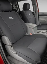 Rough Country Seat Covers FR & RR Crew Cab Toyota Tacoma 2WD | 4WD 2005-2015                                     - 91052 - Image 3