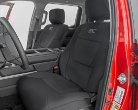 Rough Country Seat Covers No Rear Cup Holder Toyota Tundra 2WD | 4WD 2022-2025
