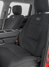 Rough Country Seat Covers No Rear Cup Holder Toyota Tundra 2WD | 4WD 2022-2025                                     - 91054 - Image 4