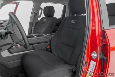Rough Country Seat Covers No Rear Cup Holder Toyota Tundra 2WD | 4WD 2022-2025 - 91054