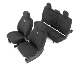 Rough Country Seat Covers FR Bucket and RR Bench Ford Ranger 2WD | 4WD 2019-2025