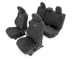 Rough Country Seat Covers FR & RR Double Cab Toyota Tacoma 2WD | 4WD 2024-2025