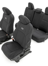 Rough Country Neoprene Seat Covers for 2024-2025 Toyota Tacoma Double Cab 2WD/4WD                                     - 91062 - Image 4