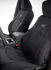 Rough Country Neoprene Seat Covers for 2024-2025 Toyota Tacoma Double Cab 2WD/4WD                                     - 91062 - Image 2