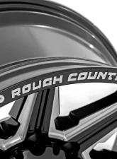 Rough Country 91 Series 22x12 Gloss Black Milled Wheel for Chevy, GMC, Ram, Ford 2007-2025                                     - 91221212M - Image 3