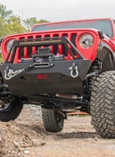 Rough Country 3.5" Lift Kit Adj Lower FR D/S Jeep Wrangler Unlimited 4WD 24-25                                     - 91530 - Image 4