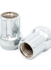 Rough Country Lug Nut Set 9 | 16x18 Chrome Open End M9/16X18 for Dodge Ram, Dakota, Ford F-250                                     - 9161832CHOE - Image 2