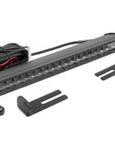 Rough Country 20" LED Light Under Bed Mount for Honda Pioneer 2016-2024, Black Single Row                                     - 92006 - Image 6