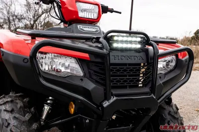 Rough Country LED Light Bumper Mount 6" Black Slimline Pair Honda Foreman Rancher 2019-2021 - 92016
