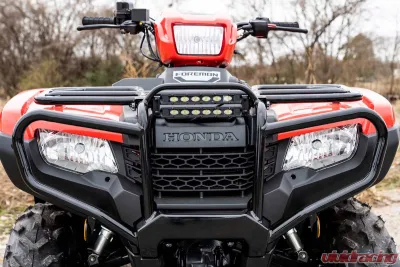 Rough Country LED Light Bumper Mount 6" Black Slimline Pair Honda Foreman Rancher 2019-2021 - 92016