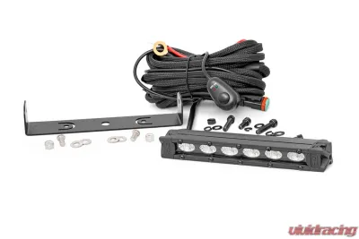 Rough Country 6-Inch LED Light Bar Rear Mount for Honda Foreman 2019-2021, Black Slimline - 92018
