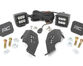 Rough Country Dual LED Cube Kit Black Series Honda 2019-2022