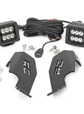 Rough Country Dual LED Cube Kit Black Series Honda 2019-2022                                     - 92032 - Image 6