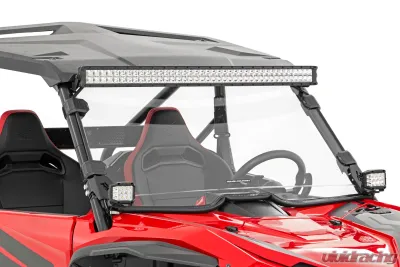 Rough Country Dual LED Cube Light Kit Black Series with Amber DRL for Honda Talon 2019-2022 - 92033