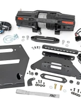 Rough Country LED Light Winch Mount for 2022-2024 Polaris RZR Pro R, 10" Black Slimline                                     - 92064 - Image 6